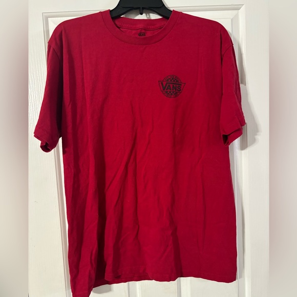 VANS shirt men’s large: bright red - Picture 3 of 4